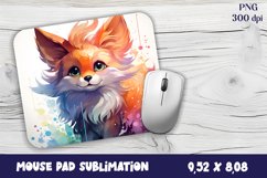 Autumn fox mouse pad / sublimation Product Image 1