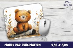 Hello Autumn Mouse Pad Sublimation Design PNG Product Image 1