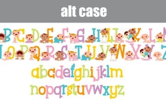 Hello Baby Color Font Product Image 2