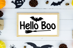 Farmhouse Halloween Sign SVG Bundle | Spooky Halloween Sign Product Image 12
