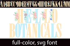 Hello Botanicals Color Font Product Image 1