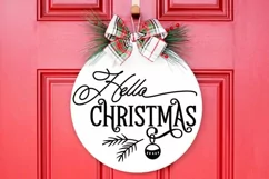 Christmas Door Signs | Christmas SVG PNG Clipart Product Image 13