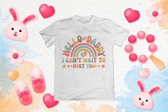 hello daddy i can't wait to meet you SVG Design Product Image 2