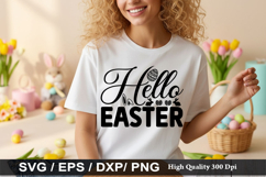 Hello Easter - Easter SVG Design Product Image 1