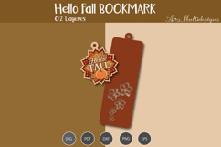 Hello Fall Bookmark template Product Image 3