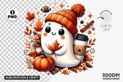 hello fall ghost png, cozy autumn clipart, pumpkin ghost sublimation, cute fall ghost design, cozy halloween png, rustic autumn sublimation, fall pumpkin ghost clipart, thanksgiving ghost design, spooky cute ghost png, autumn cozy clipart