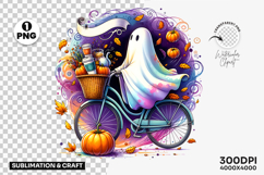 hello fall ghost png, ghost bicycle clipart, pumpkin ghost sublimation, cute halloween ghost design, autumn ghost png, spooky cute ghost clipart, fall bicycle design, rustic autumn sublimation, ghost pumpkin clipart, cozy fall ghost png