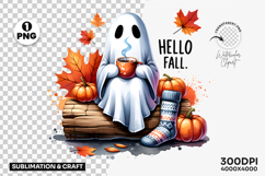hello fall clipart, ghost pumpkin png, fall sublimation design, cute halloween ghost, autumn pumpkin clipart, cozy fall png, thanksgiving sublimation, spooky cute ghost clipart, rustic fall design, ghost pumpkin halloween png