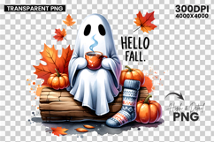 hello fall clipart, ghost pumpkin png, fall sublimation design, cute halloween ghost, autumn pumpkin clipart, cozy fall png, thanksgiving sublimation, spooky cute ghost clipart, rustic fall design, ghost pumpkin halloween png