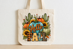 Hello Fall Png Sublimation Design,Western Fall Png Product Image 4