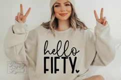 Hello Fifty SVG - 50th Birthday SVG - I Make 50 Look Good Product Image 3