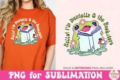 Hello I'm Mentally At The Bookstore PNG, Book lover png Product Image 3