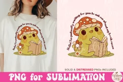 Hello Ask Me About My Book Recos PNG, Book lover sublimation Product Image 2