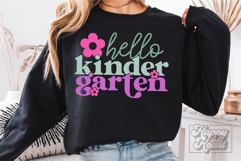 Hello Kindergarten SVG PNG - Back To School - Hello Kinder Product Image 2