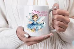 Hello little fairy girl Sublimation PNG Product Image 2