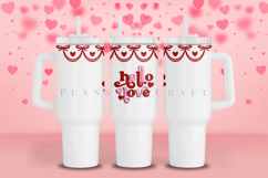 hello love valentine themed 40oz tumbler wrap design featuring valentine style artwork available as digital files ready to download for crafting and decor projects