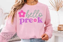 Hello Pre Kinder SVG PNG - Back To School - Hello Pre K Product Image 3