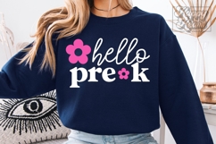 Hello Pre Kinder SVG PNG - Back To School - Hello Pre K Product Image 4