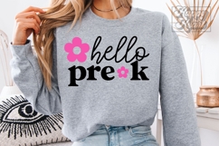 Hello Pre Kinder SVG PNG - Back To School - Hello Pre K Product Image 5