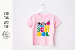 Hello Preschool Svg use for your kids first day of school celebration. You can make t-shirts, mugs, posters, signs, bags, pillows, phone cases and more.