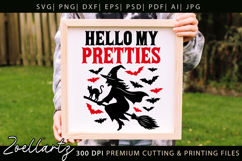 Hello My Pretties SVG for Cricut Spooky Witch Halloween SVG Product Image 4