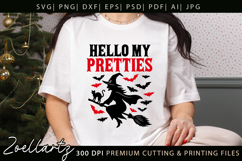 Hello My Pretties SVG for Cricut Spooky Witch Halloween SVG Product Image 2