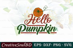 Hallo Pumpkin SVG Cut File Product Image 1