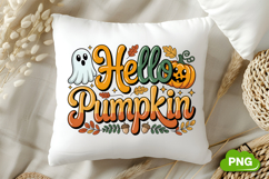 Hello Pumpkin PNG | Fall Sublimation | Fall PNG | Autumn PNG Product Image 4
