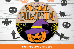 Hello Pumpkin SVG, Halloween SVG Product Image 1