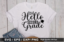 Hello second grade SVG - Teacher Design Product Image 1