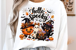 Hello Spooky Cute Halloween Friends PNG Product Image 2