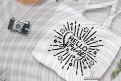 Hello Spring Cutting file SVG DXF Product Image 5