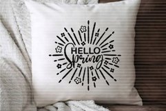 Hello Spring Cutting file SVG DXF FCM Product Image 4