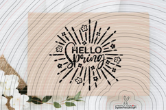 Hello Spring Cutting file SVG DXF Product Image 2
