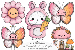 Hello spring cuties clipart - spring cuties Png Product Image 1