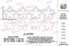 Hello Spring Tiered Tray Decor Laser Cut. Wall Decor SVG Product Image 2