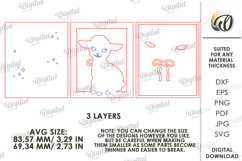 Hello Spring Tiered Tray Decor Laser Cut. Wall Decor SVG Product Image 2