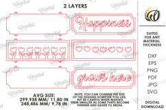 Hello Spring Wall Decor Laser Cut. Spring Wall Hanger SVG Product Image 2