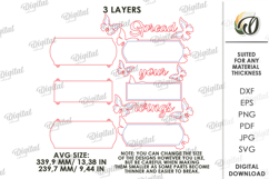 Hello Spring Wall Decor Laser Cut. Spring Wall Hanger SVG Product Image 2