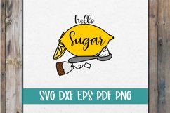 Sweet Tea SVG | Hello Sugar Sweet Tea SVG Product Image 1