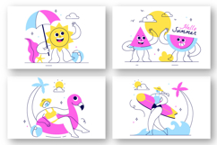 12 Hello Summer Illustration Product Image 2