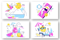 12 Hello Summer Illustration Product Image 3
