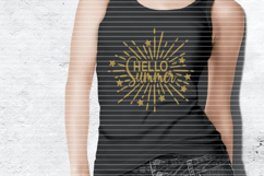 Hello Summer cutting file SVG DXF Product Image 4
