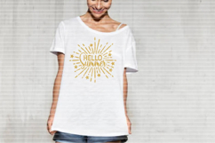 Hello Summer cutting file SVG DXF Product Image 2