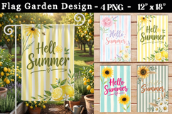 Hello Summer Flag Garden Product Image 1