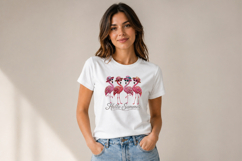 Hello Summer Flamingo Rhinestone Product Image 2