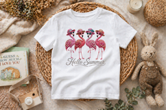 Hello Summer Flamingo Rhinestone Product Image 7