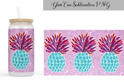 Summer Can Glass Sublimation Design| 16 oz Libbey Glass Can Product Image 6