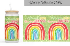 Rainbow Can Glass Sublimation | Libbey Glass Can Summer Product Image 1
