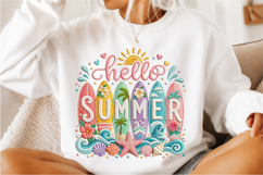 Hello Summer PNG Design Product Image 3